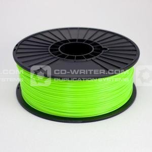 PLA 3mm Flourescent Green 1 kg on Spool for 3D printers
