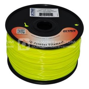 Octave Yellow ABS Filament 1.75mm 1kg (2.2lbs) Spool