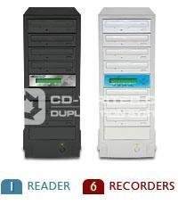 VP-2700 1 to 6 Deluxe Series 52x CD-R/RW Duplicator, Vinpower