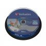 43804 Verbatim 6x Printable Blu-Ray Disc 25GB 10 Pack Cake Box - Verbatim 43804