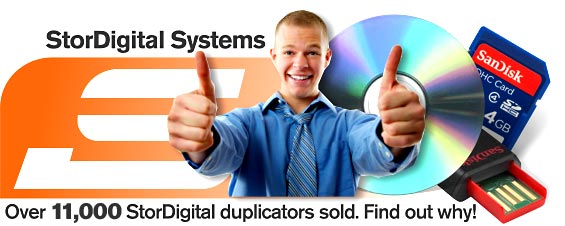 Over 11000 StorDigital Duplicators Sold
