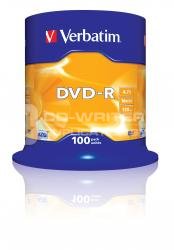 Verbatim DVD-R 16x 100pk Spindle, Verbatim