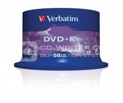 Verbatim DVD+R 16x 50pk Spindle, Verbatim