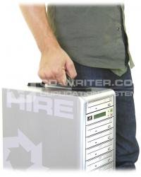 7 Drive 16X DVD CD Duplicator for Hire £25 per day, StorDigital Systems