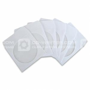 Paper CD Wallets, 100 pack, Unbranded