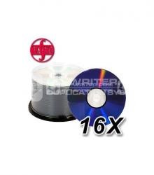 100 Taiyo Yuden 16X Silver Printable, DVD-R, Suitable for all Ink Jet, Taiyo Yuden