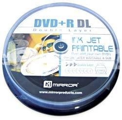 Mirror Dual layer Printable DVD+R 8X 8.5Gb (50 pack), Mirror