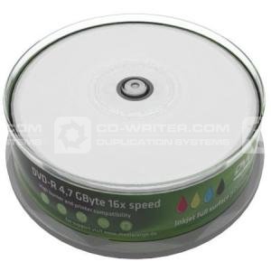 DVD+R 16x Inkjet Fullsurface-Printable Cake 100