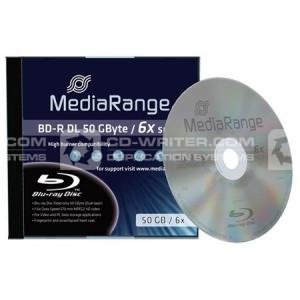MediaRange BD-R DL 50GByte 6x Jewelcase 10 units