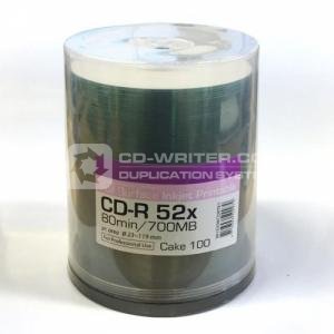 Ritek Excellence Series CD-R White Inkjet Printable (100 Cake)