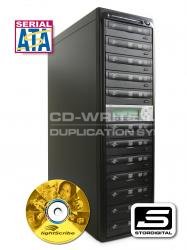LightScribe Duplicator, StorDigital PrintTower 10 Drive CD DVD Copier, SATA, StorDigital Systems