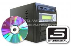 CD DVD Duplicator, StorDigital Premium CopyTower 1 Drive 24X DVD 40X CD Copier, Sata, StorDigital Systems