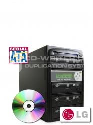 LG DVD Duplicator, Premium CD DVD Duplicator with 3 LG Burners, SATA, StorDigital Systems