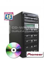 Pioneer Duplicator, Premium CD DVD Duplicator with 5 Pioneer drives, SATA, StorDigital Systems
