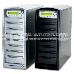 SharkBlu HDD to 7 Blu-Ray/DVD/CD Duplicator with Built-in 500GB HDD, Vinpower