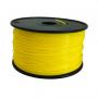 ABS 1.75mm Yellow Fluorescent 1Kg on Spool for Reprap, Mendel, Darwin, MakerBot, RapMan and other 3D Printers
