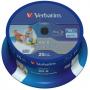 Verbatim 43811 Blu-ray Datalife BD-R 6x Inkjet Printable 25GB in 25 TUB