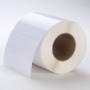 LX 810 Tuff-Coat Circle White Polyester label 2.5". 900 labels per roll, Primera