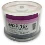 Ritek Excellence Series White Hi Res Waterproof Inkjet Printable 16x DVD-R Discs - 50 Tub