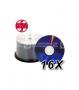 100 Taiyo Yuden 16X Silver Printable, DVD-R, Suitable for all Ink Jet, Taiyo Yuden